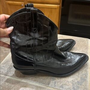 Tamara Mellon Black Heeled Boots